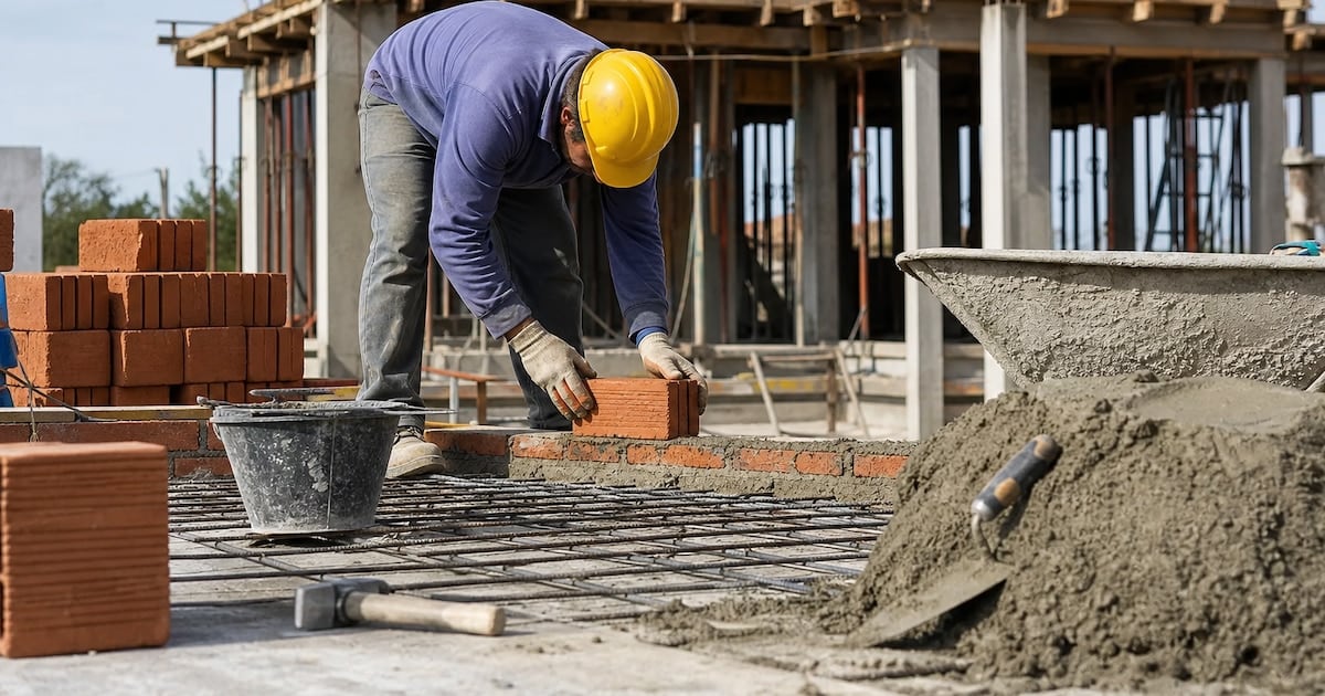 Construir en Argentina: con el salario actual, un metro cuadrado demanda 1,41 sueldos completos