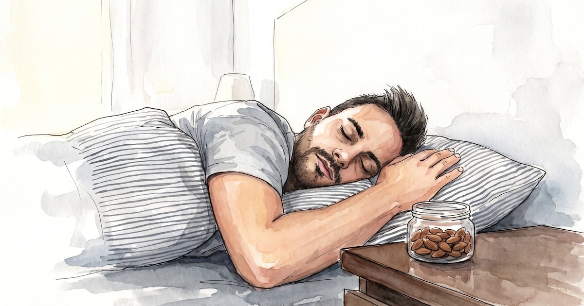 Cincuenta almendras antes de dormir: lo que cuenta un ensayo clínico y lo que todavía falta probar