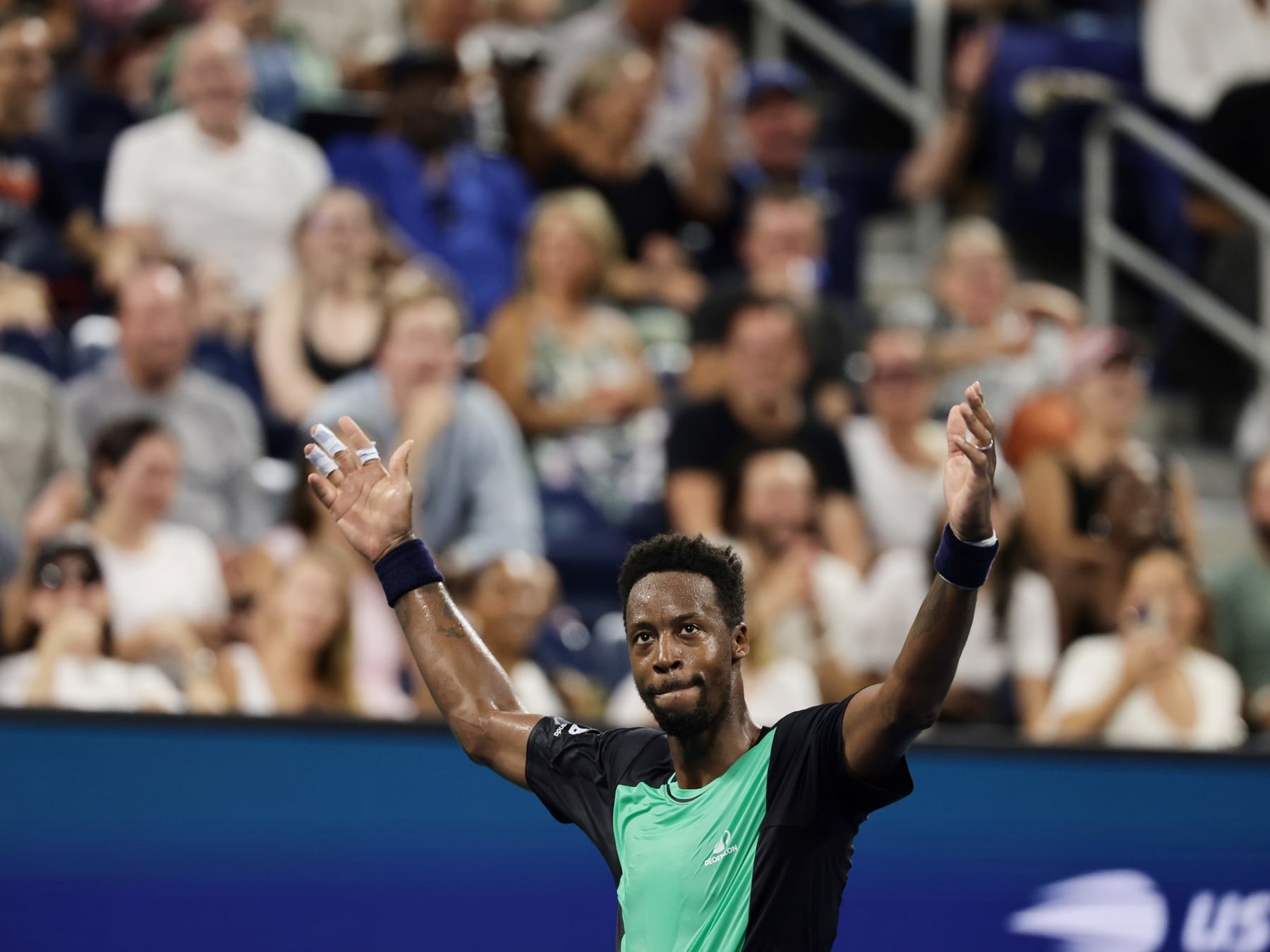 Monfils dijo basta en Flushing: el showman francés se va del US Open con la ovación que siempre soñó