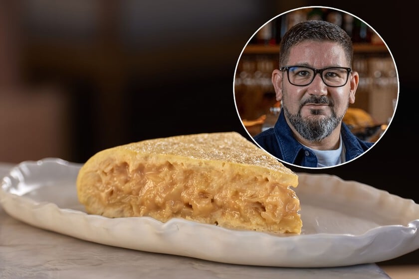 Dani García reformula la tortilla española desde la página: la mayonesa como reemplazo de la cebolla