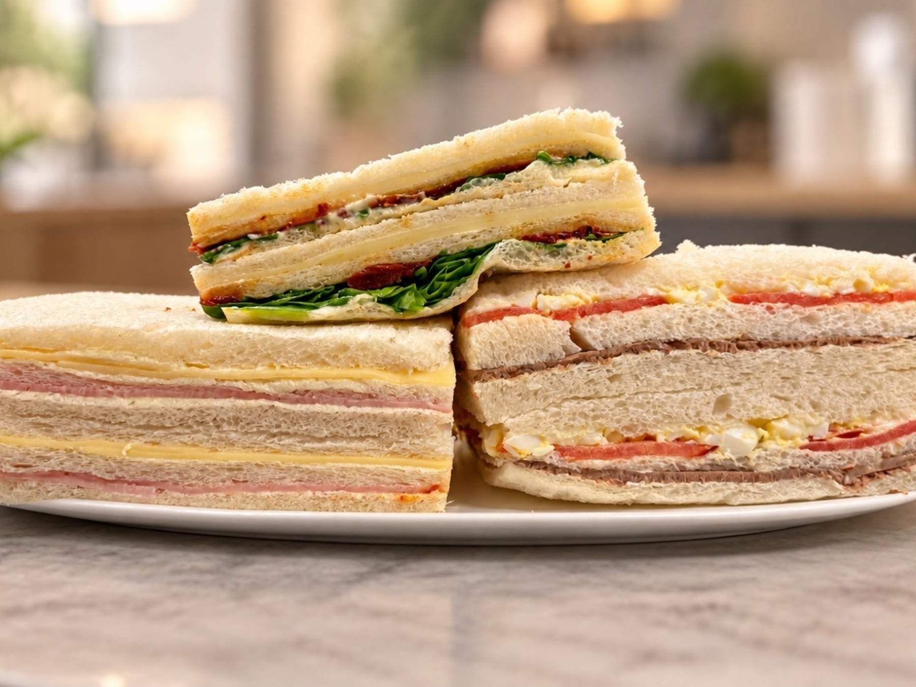 Sándwiches de miga porteños: cinco confiterías, un mismo clásico y hasta 300 pesos de diferencia