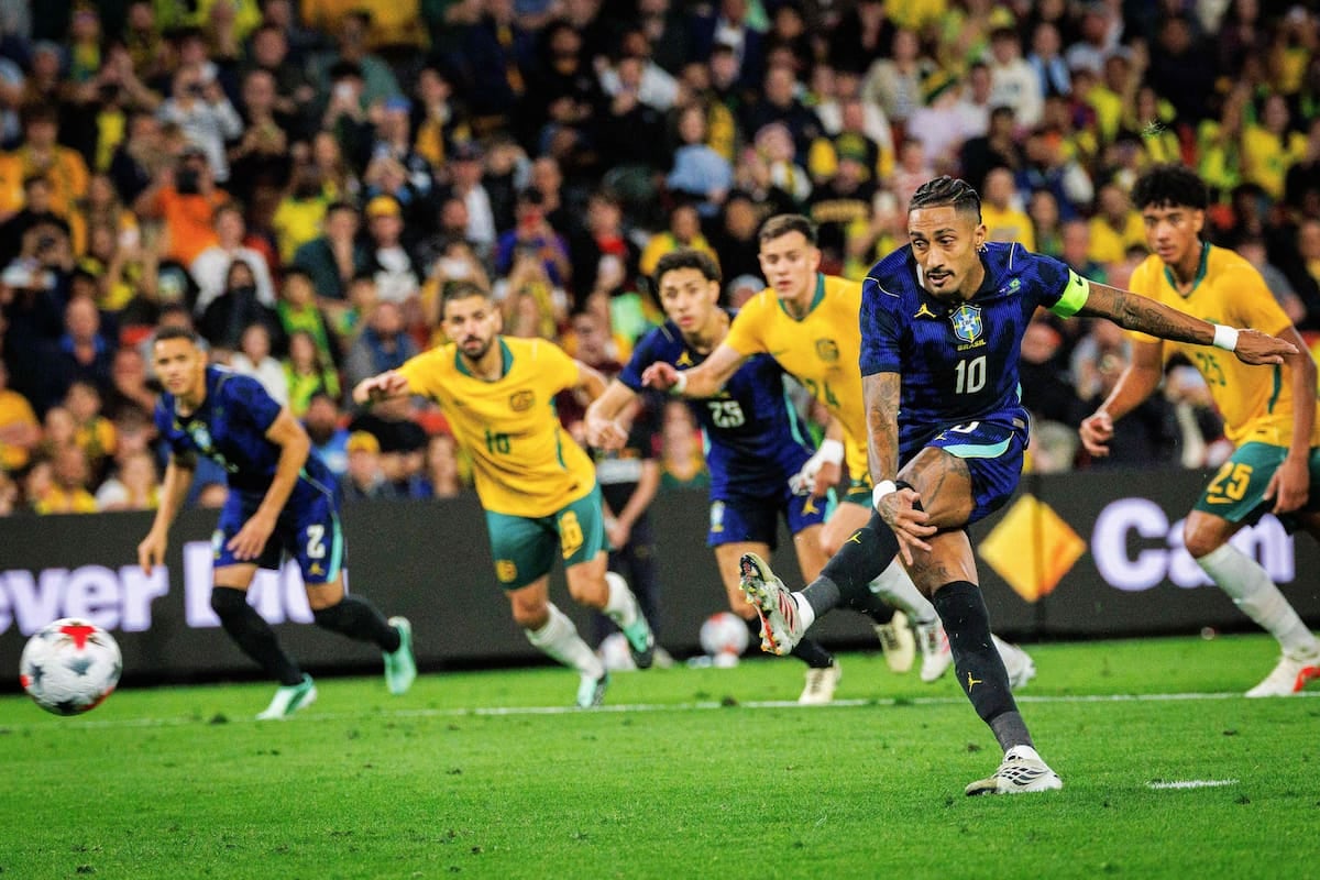 Brasil se acomodó en el segundo tiempo y se fue de Australia con una sonrisa en Brisbane