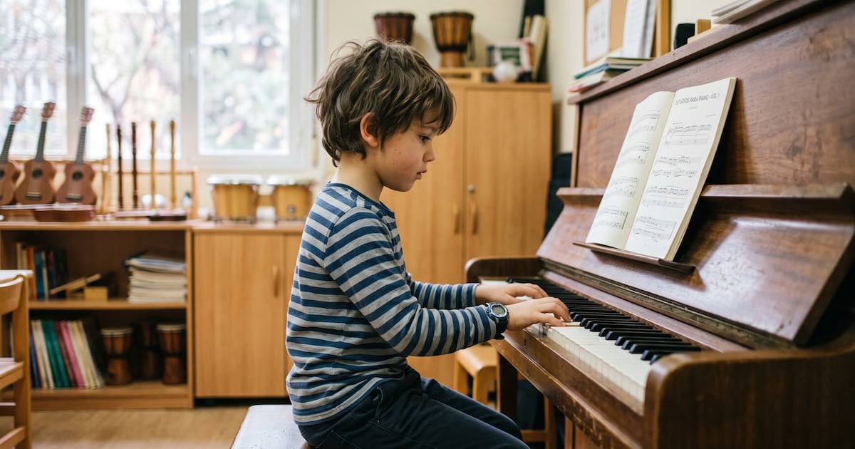 Chicos que aprendían a tocar un instrumento rindieron mejor en memoria y en pruebas escolares