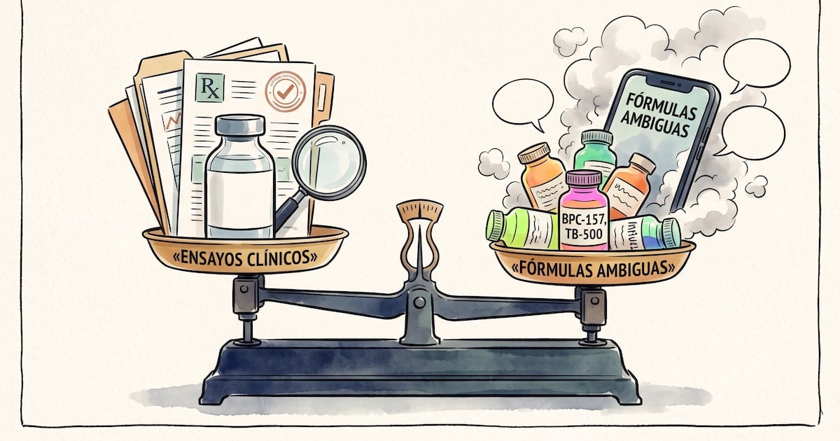 Péptidos bajo la lupa: por qué no todas las promesas se sostienen con la misma evidencia