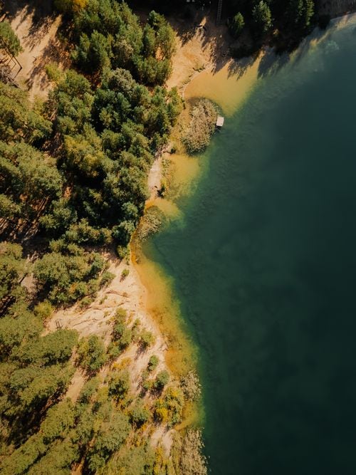 La isla que se visita por agua: una capilla de madera de 1933 sobrevive en el lago Lácar