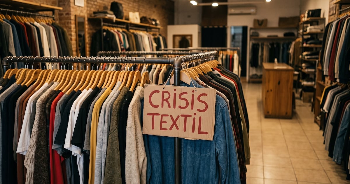 La industria textil acumula un derrumbe del 22,6% en 2026 y ya resignó más de 28.000 puestos de trabajo
