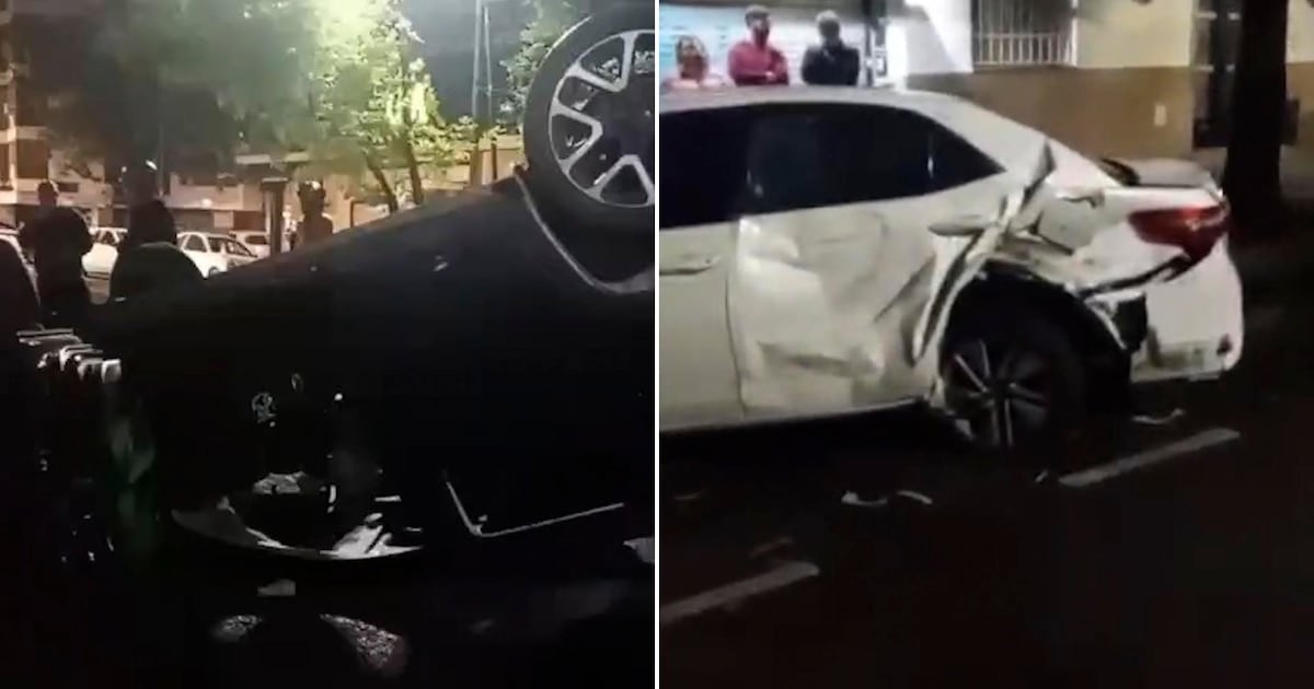 Volcó en Alberdi con 1,79 gramos de alcohol en sangre y dejó cinco heridos en Caballito