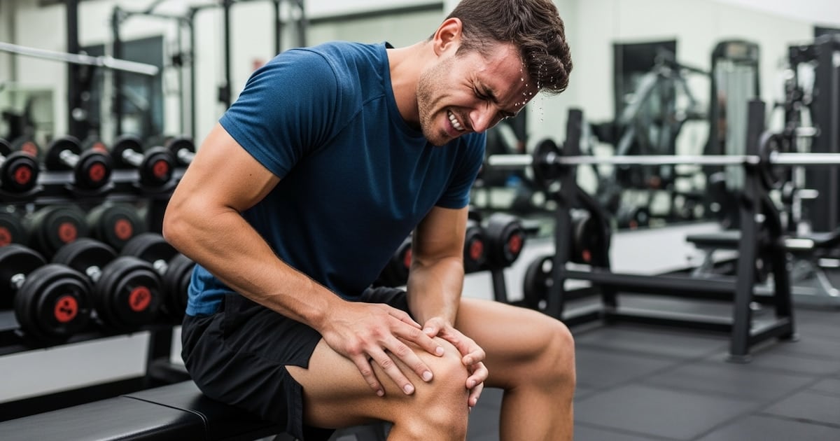 Rodillas que crujen en el gimnasio: los vicios de técnica que las rompen en silencio y cómo empezar a enmendarlos hoy mismo