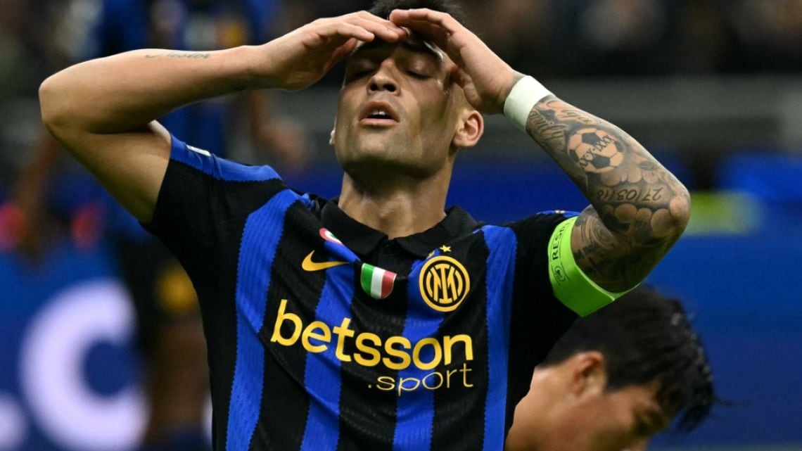 Alarma en el Neroazzurro: se lesionó Lautaro y el Inter se queda sin su capitán por al menos tres semanas