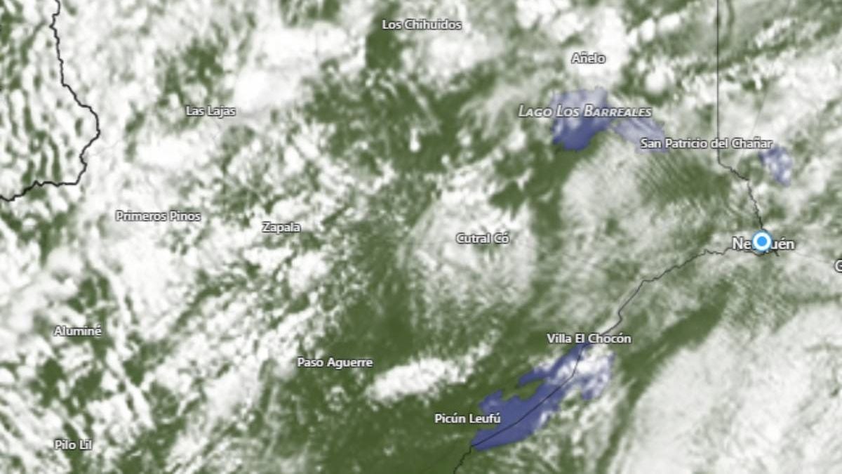 Nubes, viento y un tímido repunte de temperatura: así se viene el fin de semana en Neuquén