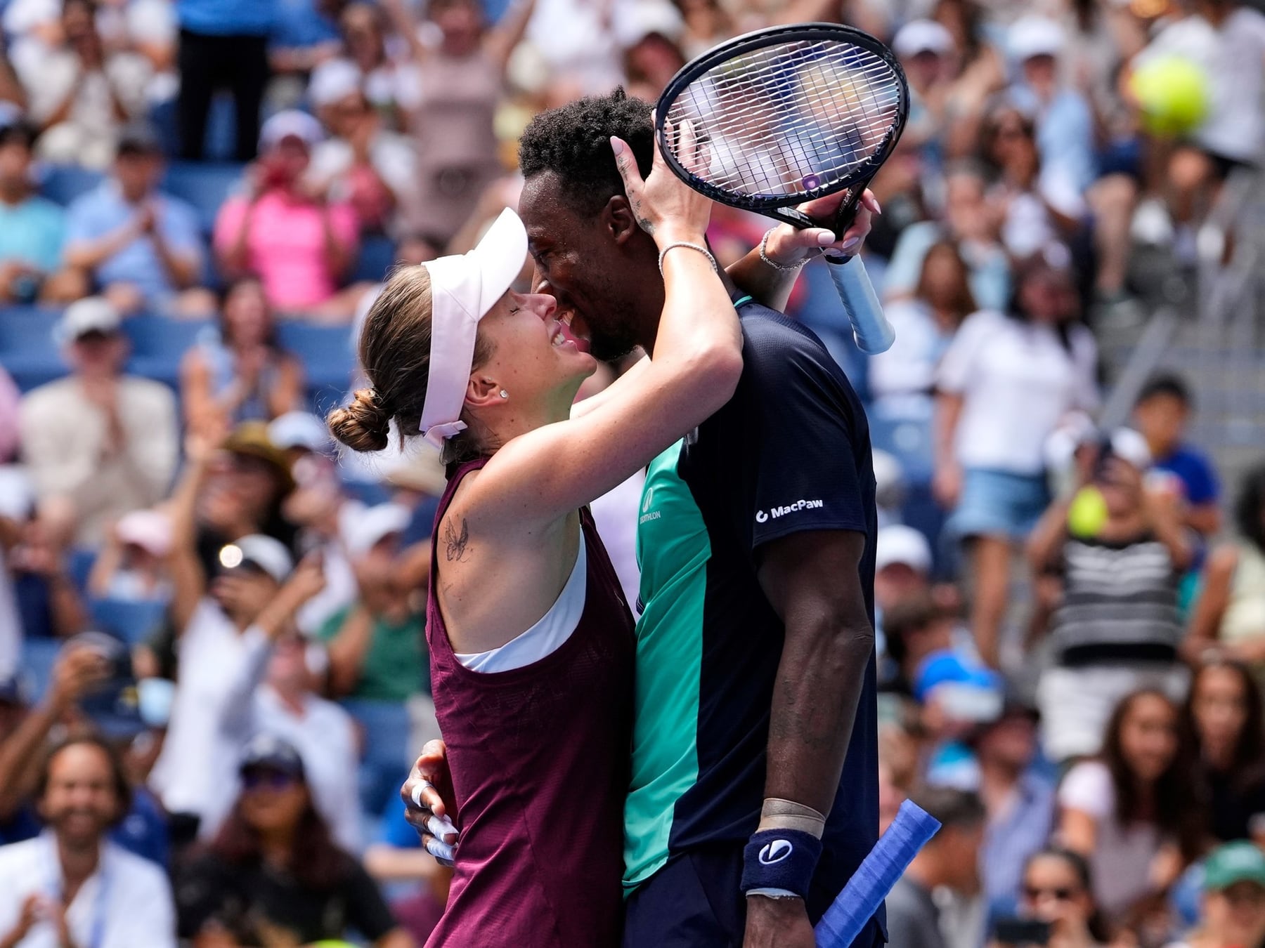Svitolina corta con Monfils, blinda a la nena y se toma su tiempo para volver a la cancha
