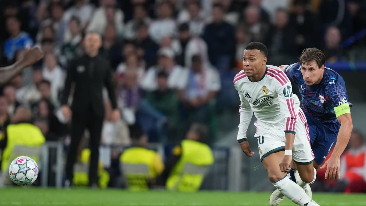 Una Champions de heavyweight: Paz Rough.title shine,; Real Madrid went 4-1 past Leipzig while Arsenal rescued a 2-2 draw at Bayern