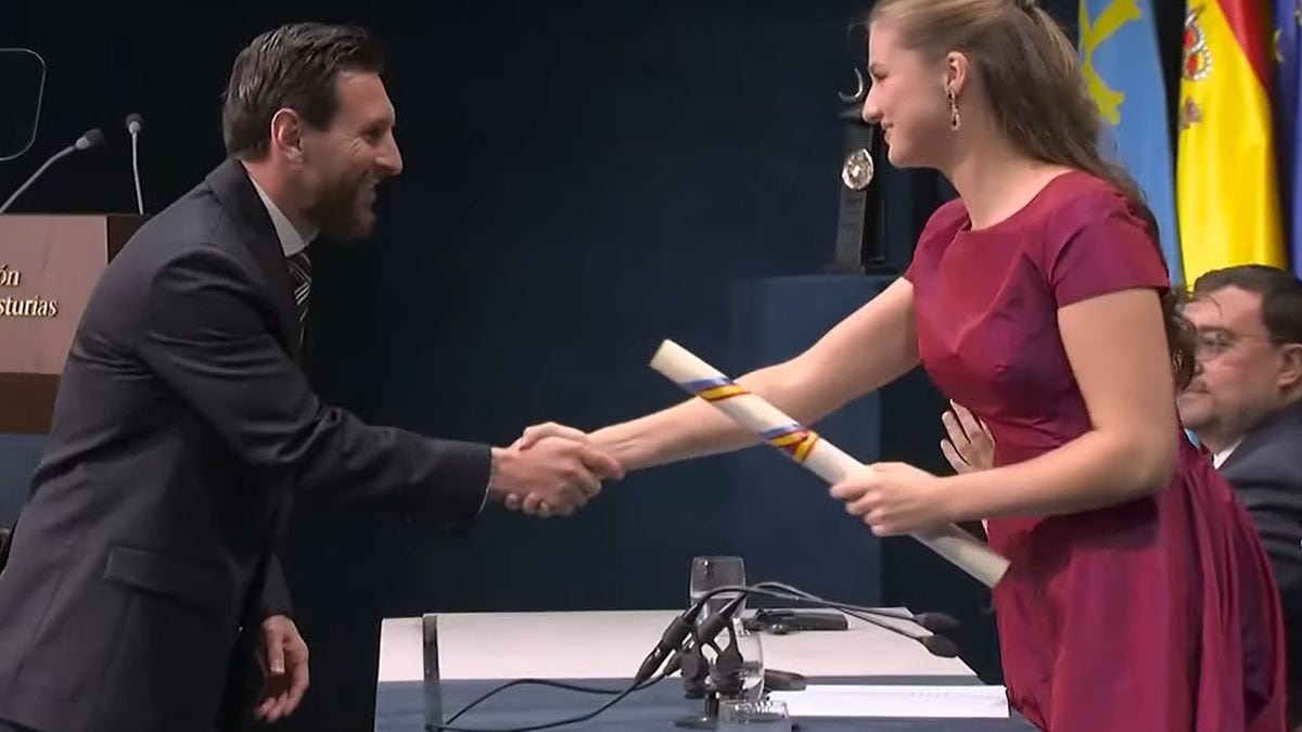 Messi, distinguido en Oviedo con el Premio Princesa de Asturias de los Deportes