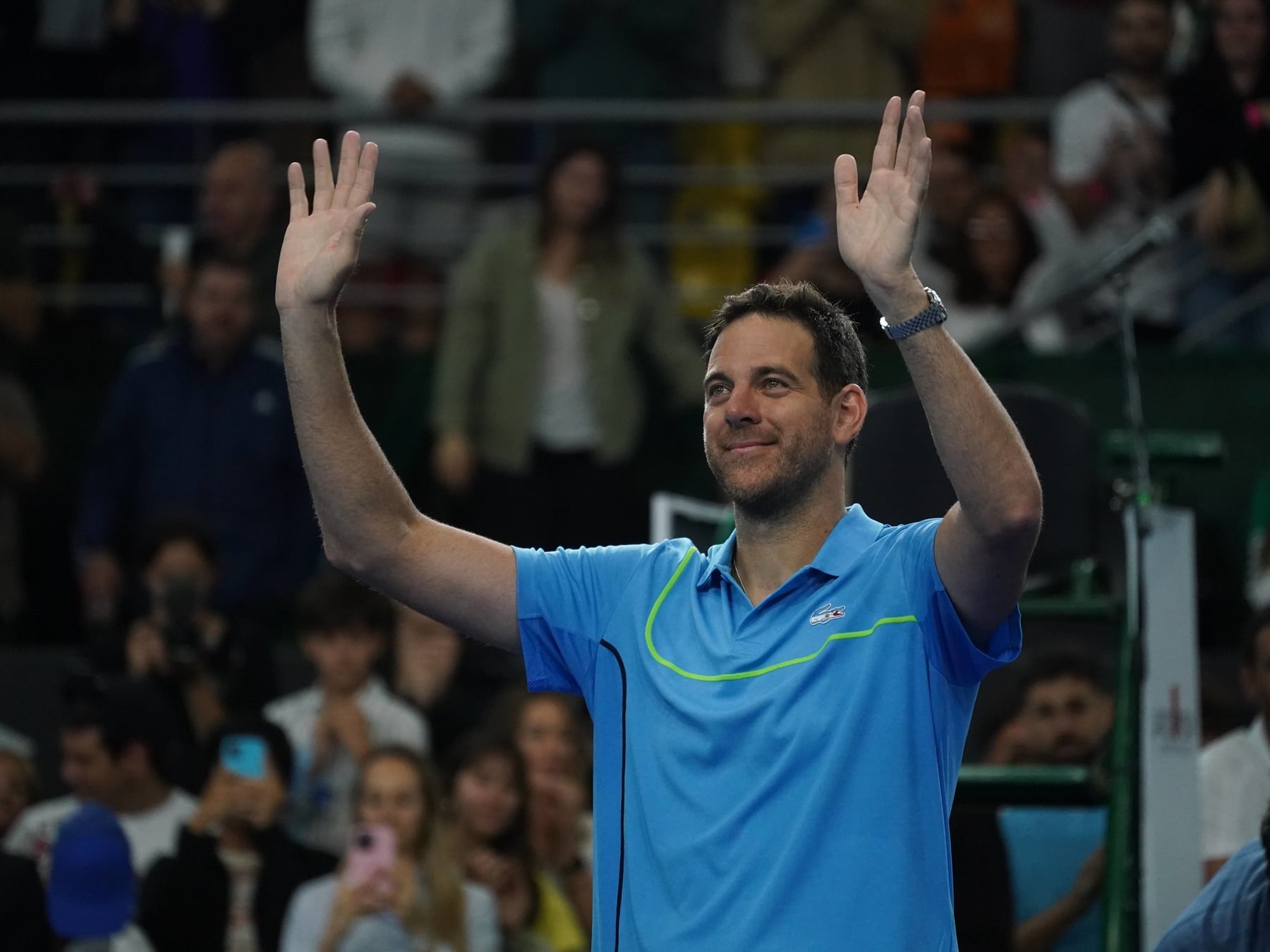 Del Potro vuelve a la puerta de entrada del Salón de la Fama
